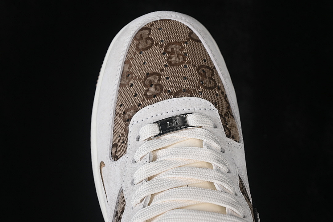 Nike [MM3399-807]-[AIR FORCE 1 07 LOW CASUAL SNEAKERS WHITE/BROWN/WHITE]-[WOMAN:36-39]-[MAN:40-45] - Image 10