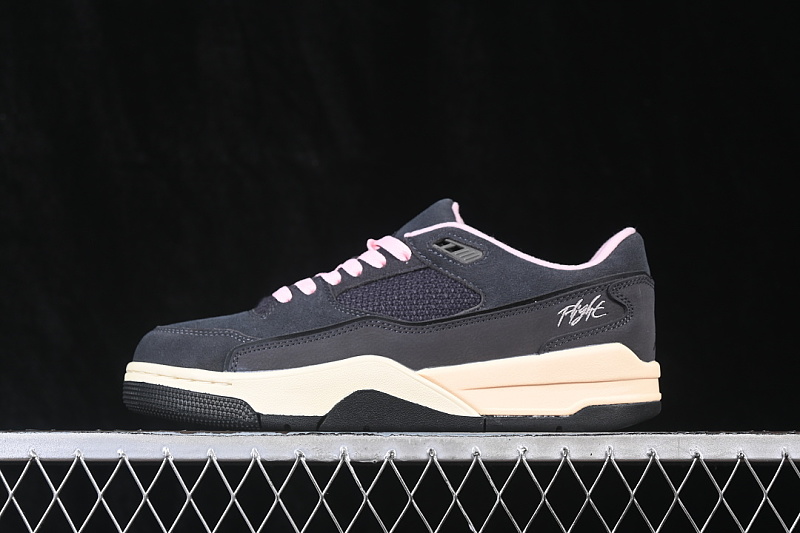 Jordan AIR Jordan FLIGHT COURT RETRO SNEAKERS BLACK/PINK · HF3255-012, photo 1