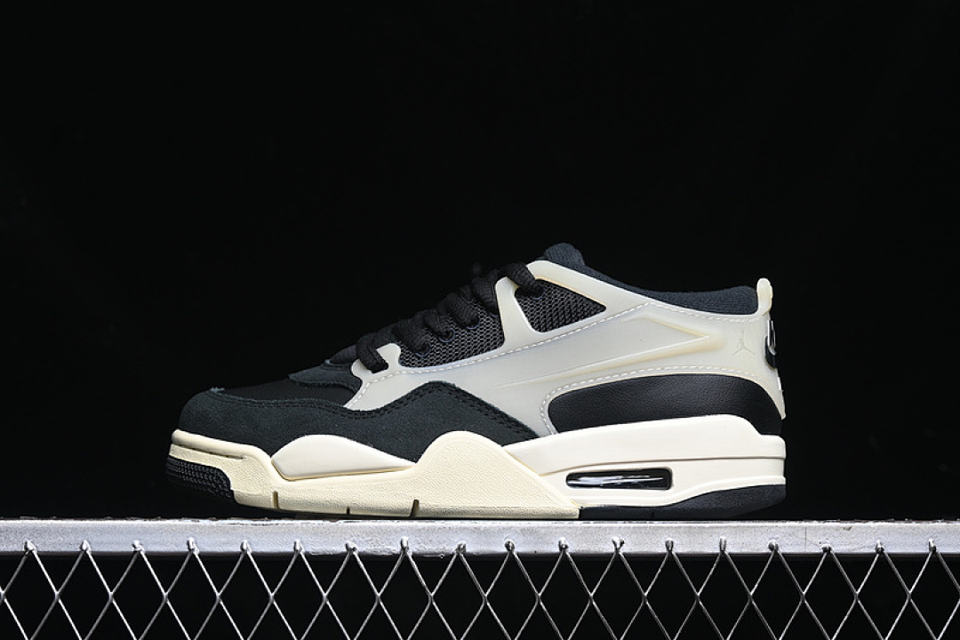 Jordan [FQ7939-006]-[AIR JORDAN 4 REMASTERED BLACK/SAIL/COCONUT MILK/GYM RED]-[MAN:40-47.5], photo 1