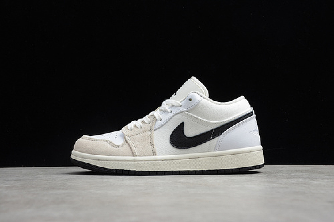 Jordan [DC3533-100]-[AIR JORDAN 1 LOW ASTROGRABBER WHITE/SAIL/BLACK]-[WOMAN:36-39]-[MAN:40-47], photo 1