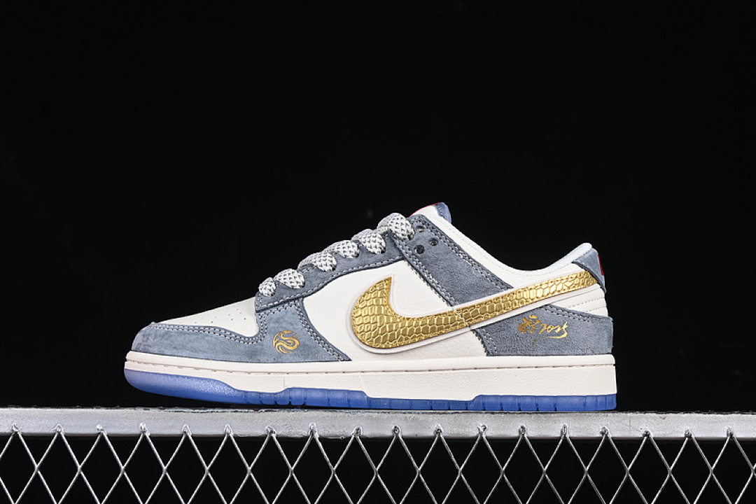 Unbranded [XX3168-116]-[SB DUNK LOW WHITE/GREY/GOLD/RED]-[WOMAN:36-39]-[MAN:40-45], photo 1