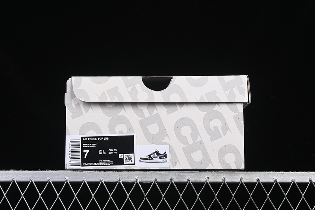 Nike [DM6688-020]-[AIR FORCE 1 07 LOW WHITE/GREY/BLACK]-[WOMAN:36-39]-[MAN:40-45] - Image 12