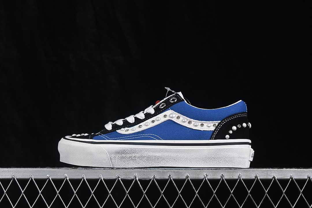 Unbranded [VN000E8VYA6]-[LX OLD SKOOL 36 BLACK/NAVY]-[WOMAN:35-39]-[MAN:40-44] - Image 2