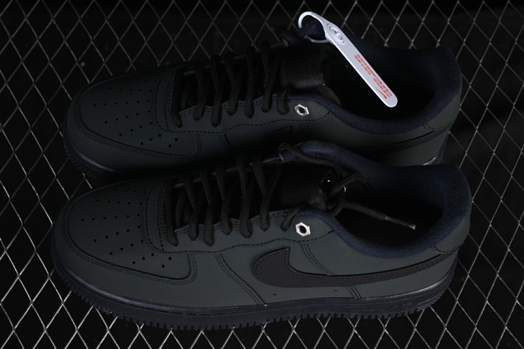 Nike [CJ9179-001]-[AIR FORCE 1 LOW 07 WB BLACK/BLACK]-[WOMAN:36-39]-[MAN:40-45] - Image 11