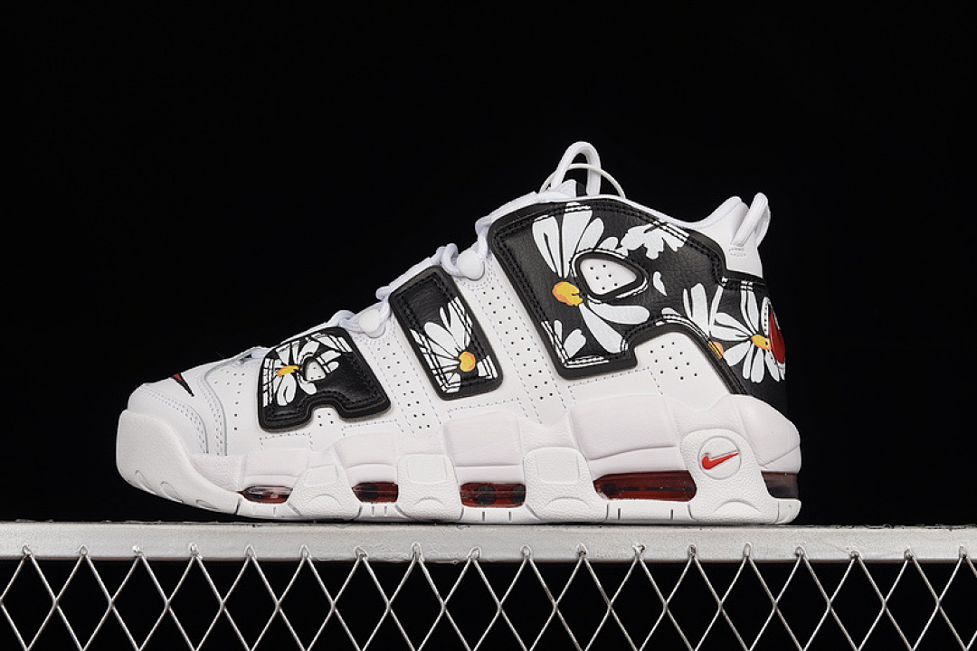 Nike Nike AIR MORE UPTEMPO PEACE, LOVE, SWOOSH WHITE/BLACK/UNIVERSITY RED · DM8150-100, photo 1