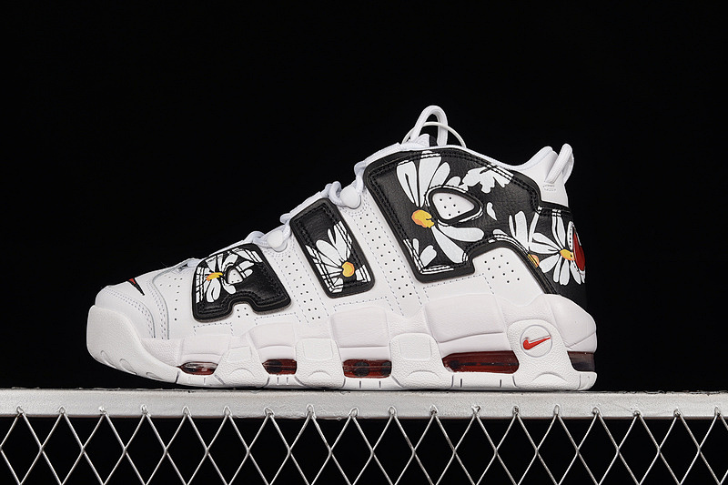 Nike Nike AIR MORE UPTEMPO PEACE, LOVE, SWOOSH WHITE/BLACK/UNIVERSITY RED · DM8150-100, photo 1