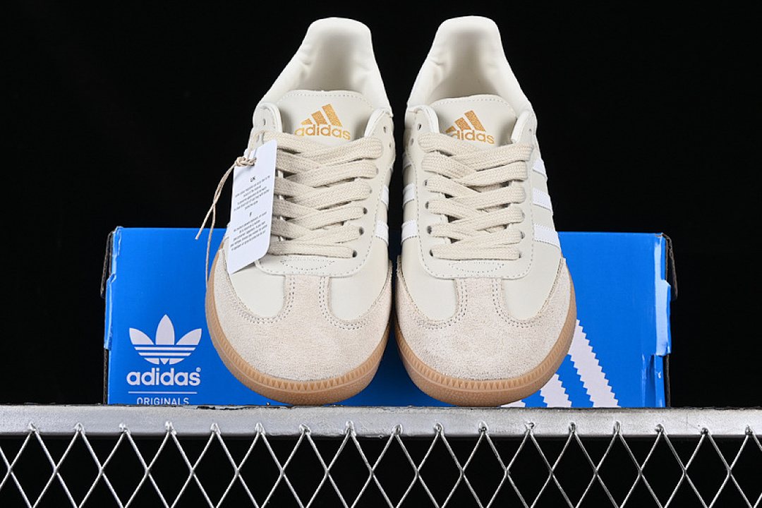 Adidas [FW4455]-[SAMBA VEGAN WHITE/GREY/BROWN]-[WOMAN:36-39]-[MAN:40-45] - Image 13