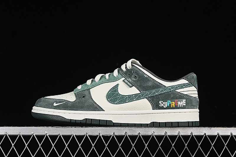 Nike SB DUNK LOW SUP WHITE/GREEN · DJ2024-042, photo 1