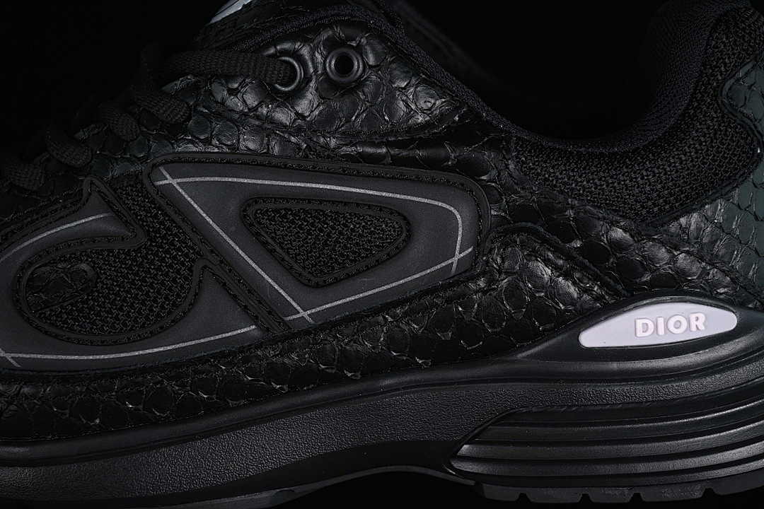 Dior [RUBBER CASUAL SPORTS SHOES BLACK/BLACK/BLACK]-[WOMAN:35-39]-[MAN:40-46] - Image 9