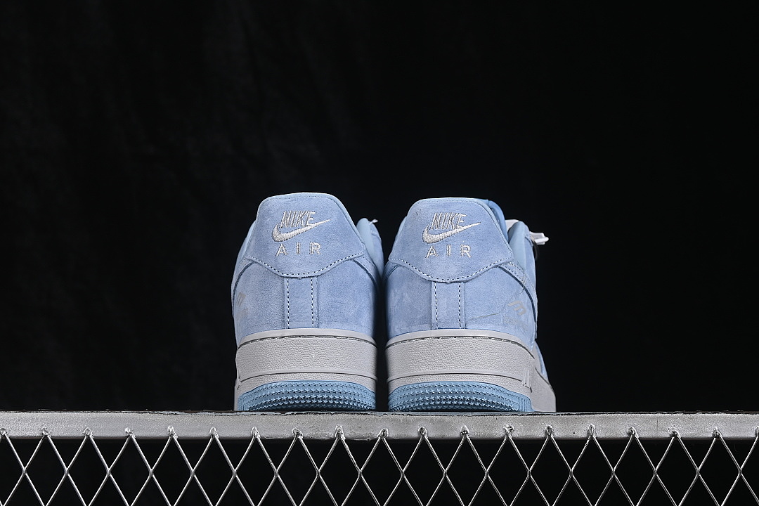 Nike [RD1988-003]-[AIR FORCE 1 07 LOW CASUAL SNEAKERS LIGHT BLUE/GREY]-[WOMAN:36-39]-[MAN:40-45] - Image 13