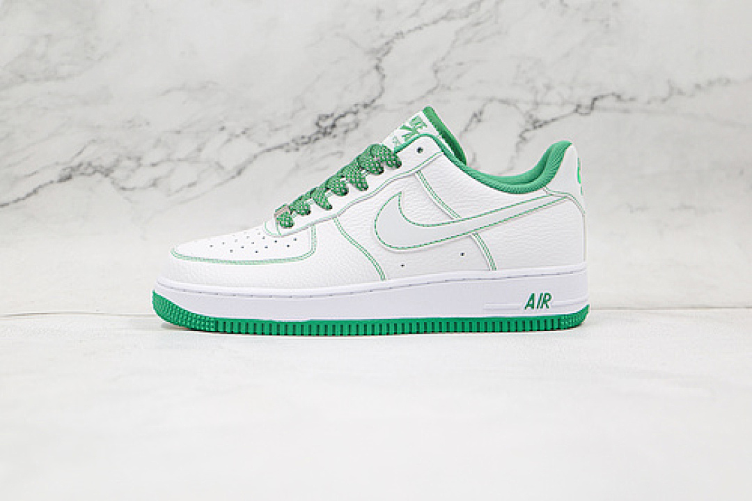 Nike [CN2896-103]-[AIR FORCE 1 LOW 07 WHITE/WHITE/GREEN]-[WOMAN:36-39]-[MAN:40-45], photo 1