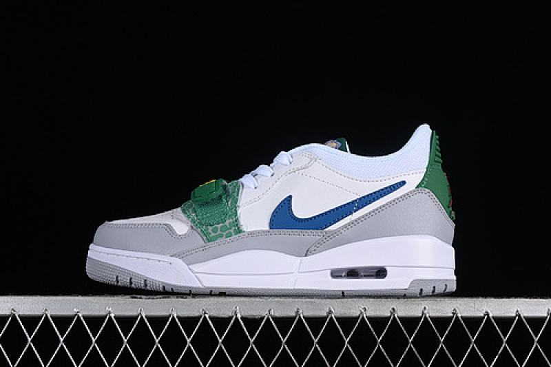 Jordan AIR Jordan LEGACY AJ312 LOW WHITE/WOLF GREY/PINE GREEN/INDUSTRIAL BLUE · CD9054-140, photo 1