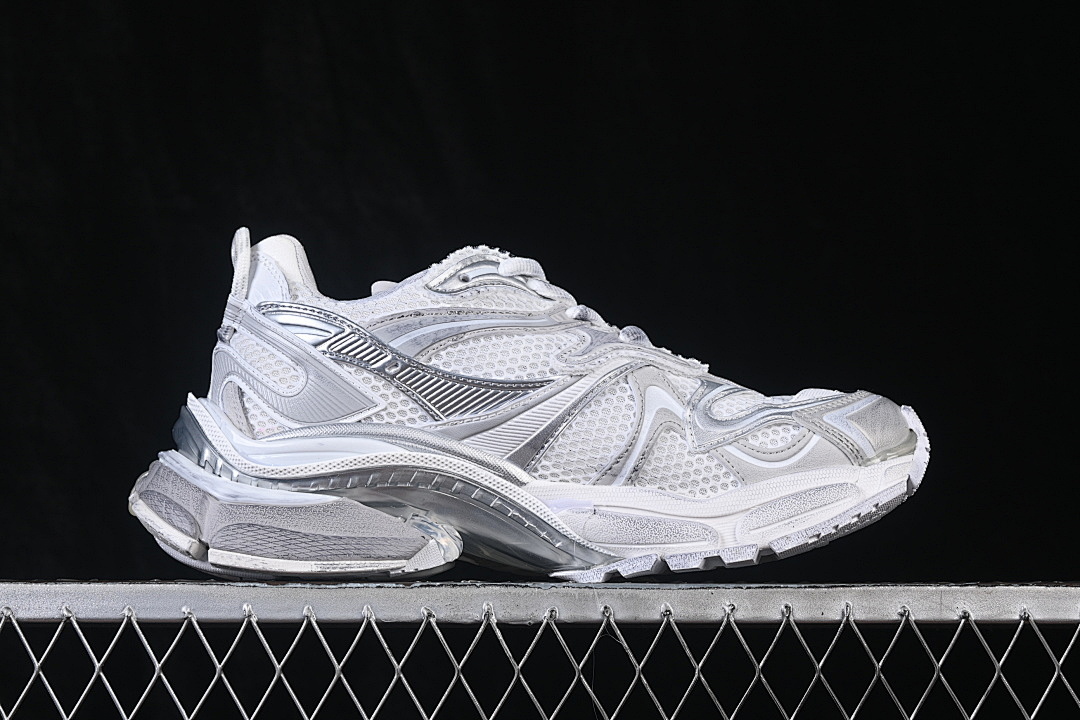 Balenciaga [W3RXP9110]-[RETRO CASUAL SHOES WHITE/SILVER/WHITE]-[WOMAN:35-39]-[MAN:40-46] - Image 17