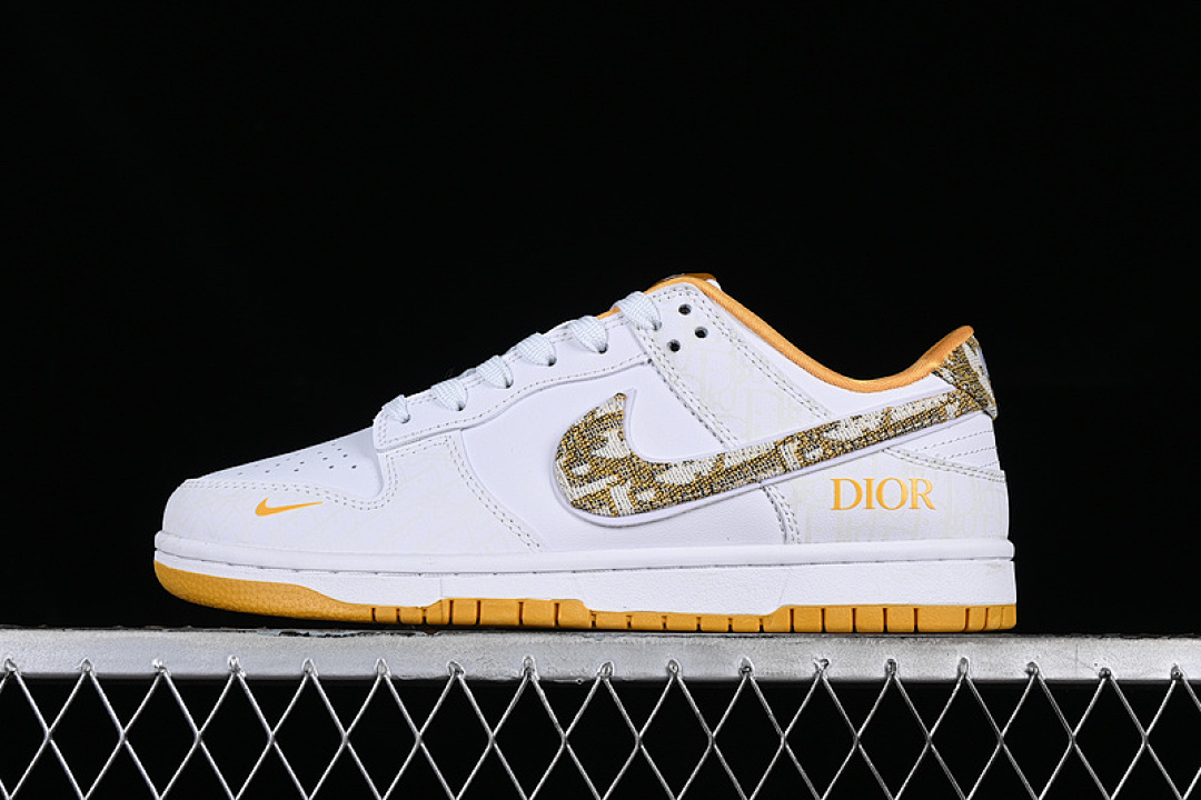 Unbranded [JH8036-916]-[SB DUNK LOW WHITE/BROWN/YELLOW]-[WOMAN:36-39]-[MAN:40-45], photo 1