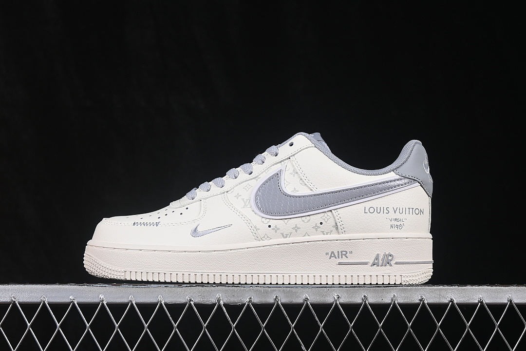 Nike [GS2288-014]-[AIR FORCE 1 07 LOW CASUAL SNEAKERS WHITE/GREY]-[WOMAN:36-39]-[MAN:40-45] - Image 2