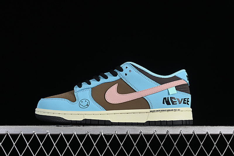 Nike SB DUNK LOW BLUE/BROWN/BLACK/PINK · MU0232-366, photo 1