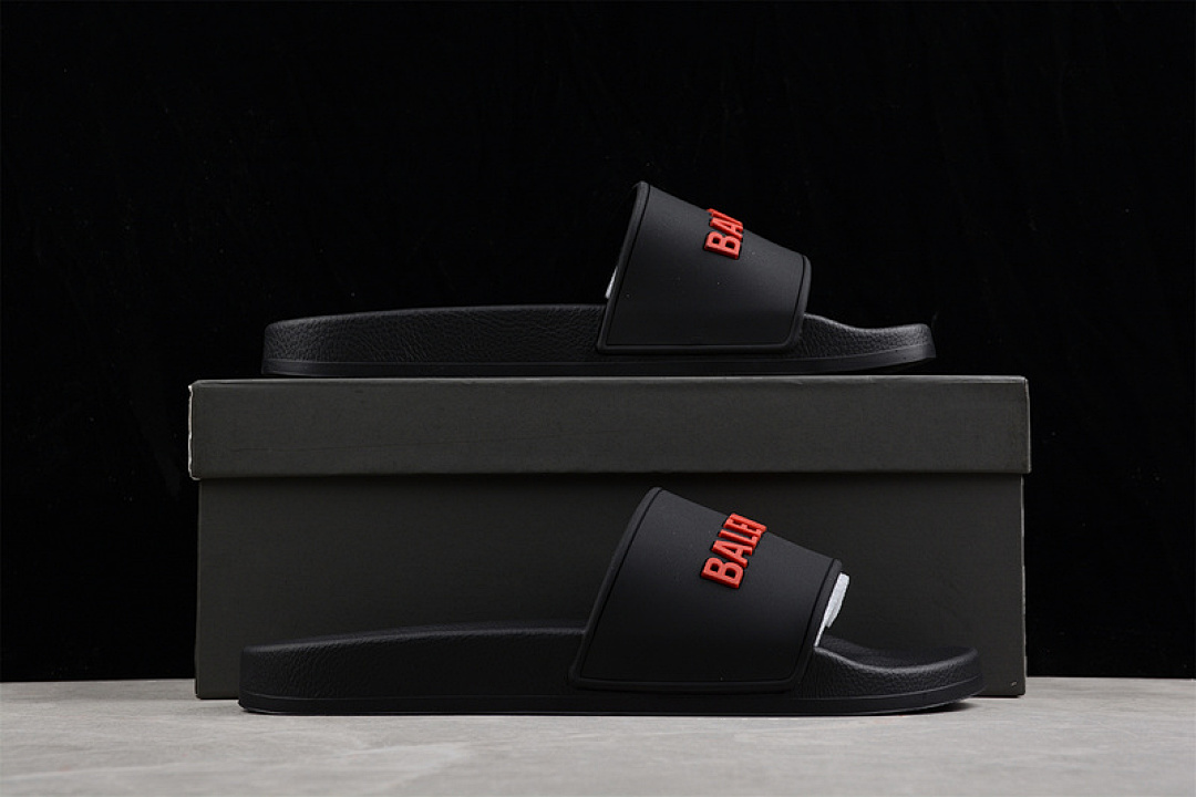 Balenciaga [BA*LEN*CIAGA SANDALS BLACK/BLACK/UNIVERSITY RED]-[UNISEX:35-45] - Image 12