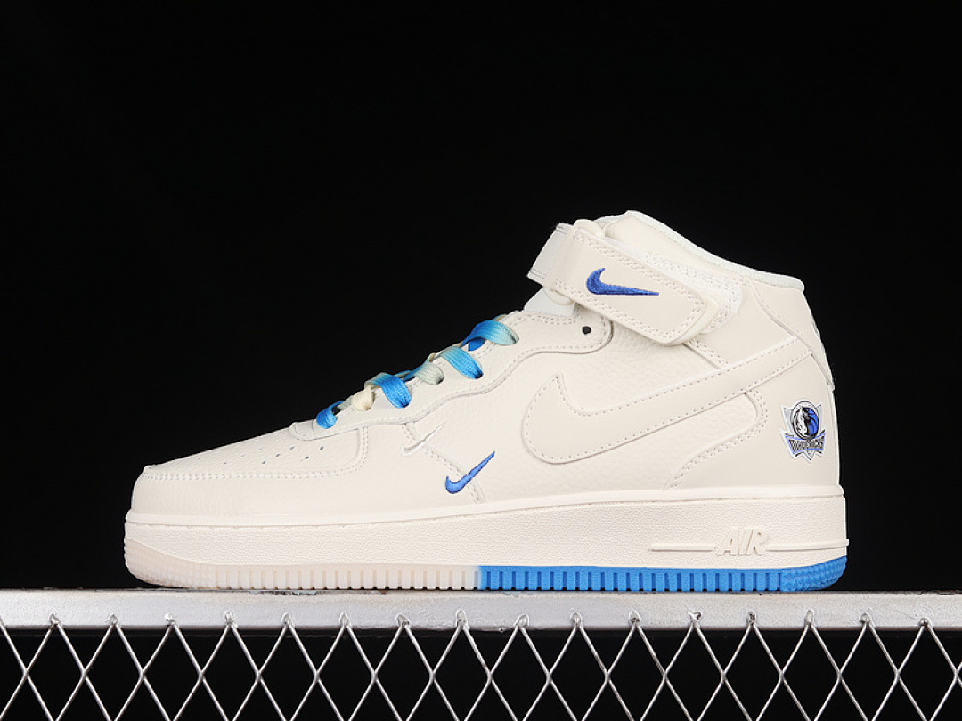 Nike [DW5696-893]-[AIR FORCE 1 MID 07 WHITE/BLUE/WHITE]-[WOMAN:36-39]-[MAN:40-45], photo 1