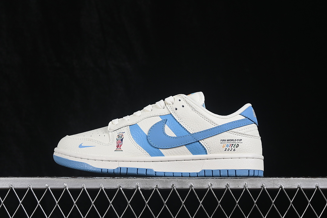 Unbranded [NH0601-496]-[DUNK LOW CASUAL SNEAKERS BLUE/WHITE]-[WOMAN:36-39]-[MAN:40-45], photo 1