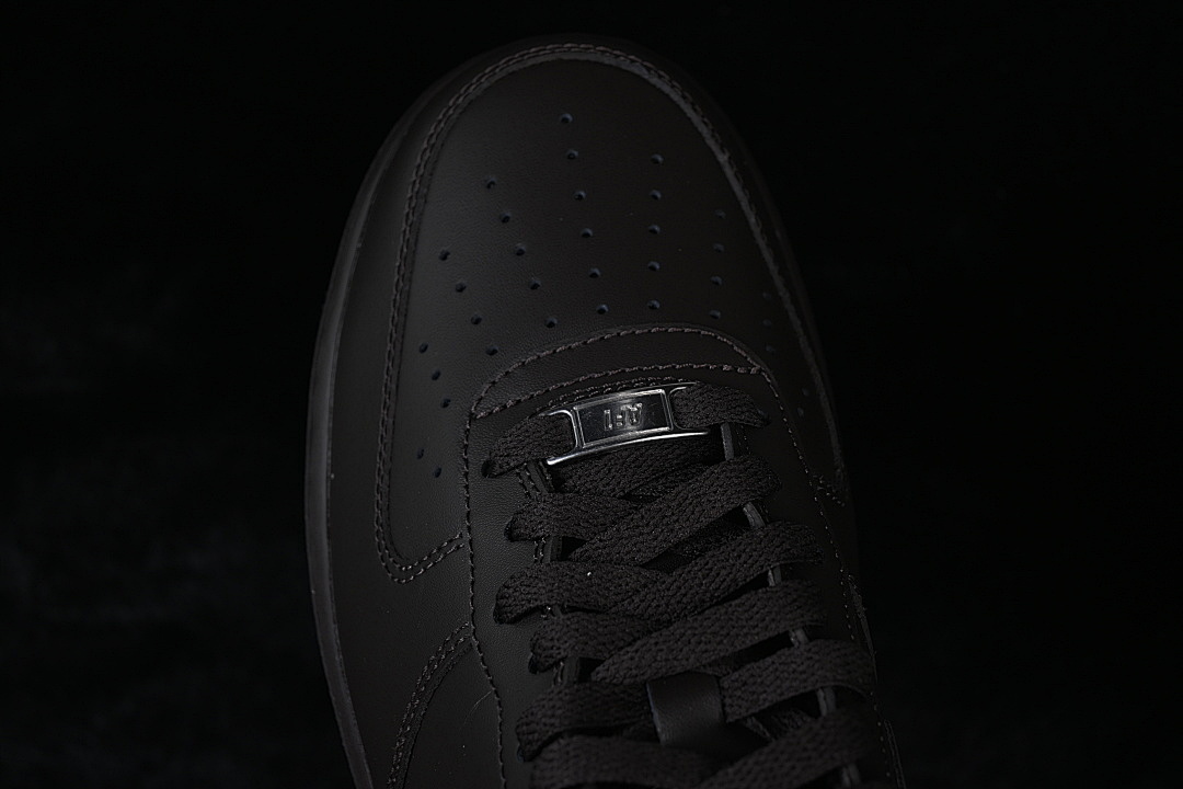 Nike [IH1698-200]-[AIR FORCE 1 07 LOW BLACK/BLACK/BLACK]-[WOMAN:38.5-39]-[MAN:40-48.5] - Image 10