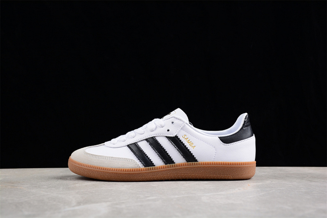 Adidas Adidas SAMBA VEGAN WHITE/BLACK/GREY/BROWN · IF0642, photo 1