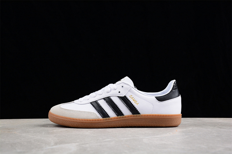 Adidas Adidas SAMBA VEGAN WHITE/BLACK/GREY/BROWN · IF0642, photo 1