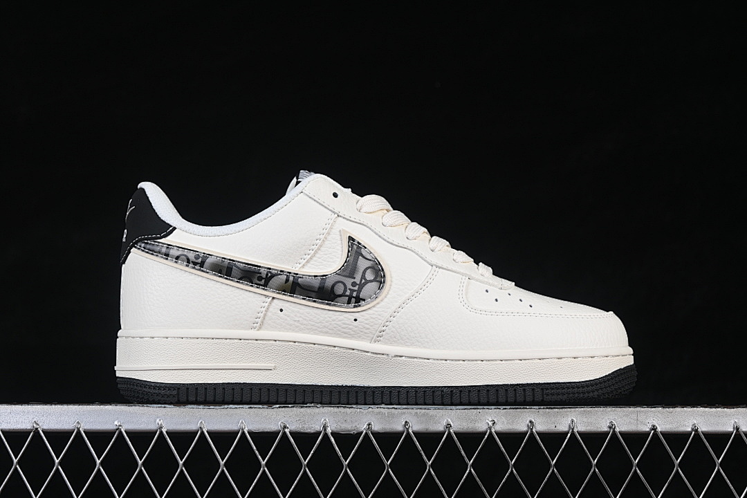Nike [MM3399-811]-[AIR FORCE 1 07 LOW CASUAL SNEAKERS WHITE/BLACK/GREY]-[WOMAN:36-39]-[MAN:40-45] - Image 16