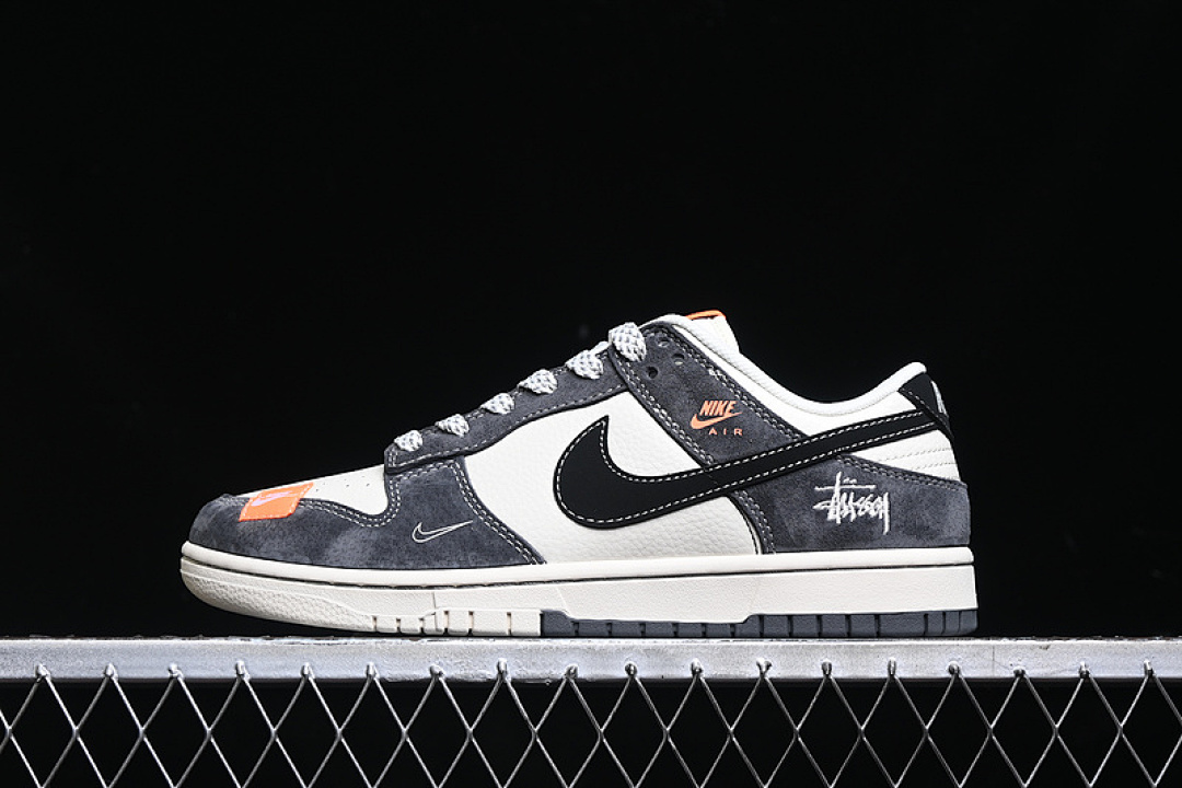 Unbranded [MM1089-026]-[SB DUNK LOW WHITE/GREY/BLACK/ORANGE]-[WOMAN:36-39]-[MAN:40-45], photo 1