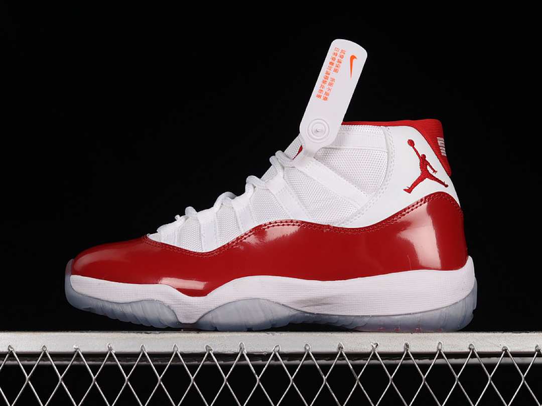 Jordan [CT8012-116]-[AIR JORDAN 11 RETRO CHERRY WHITE/VARSITY RED/BLACK]-[WOMAN:36-39]-[MAN:40-47.5], photo 1