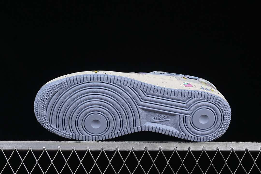 Nike [DB3301-711]-[AIR FORCE 1 07 LOW CHERUB WHITE/GREY/BLUE/GOLD]-[WOMAN:36-39]-[MAN:40-45] - Image 15