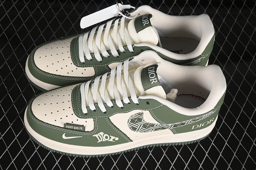 Nike [KK1988-081]-[AIR FORCE 1 07 LOW WHITE/GREEN]-[WOMAN:36-39]-[MAN:40-45] - Image 11