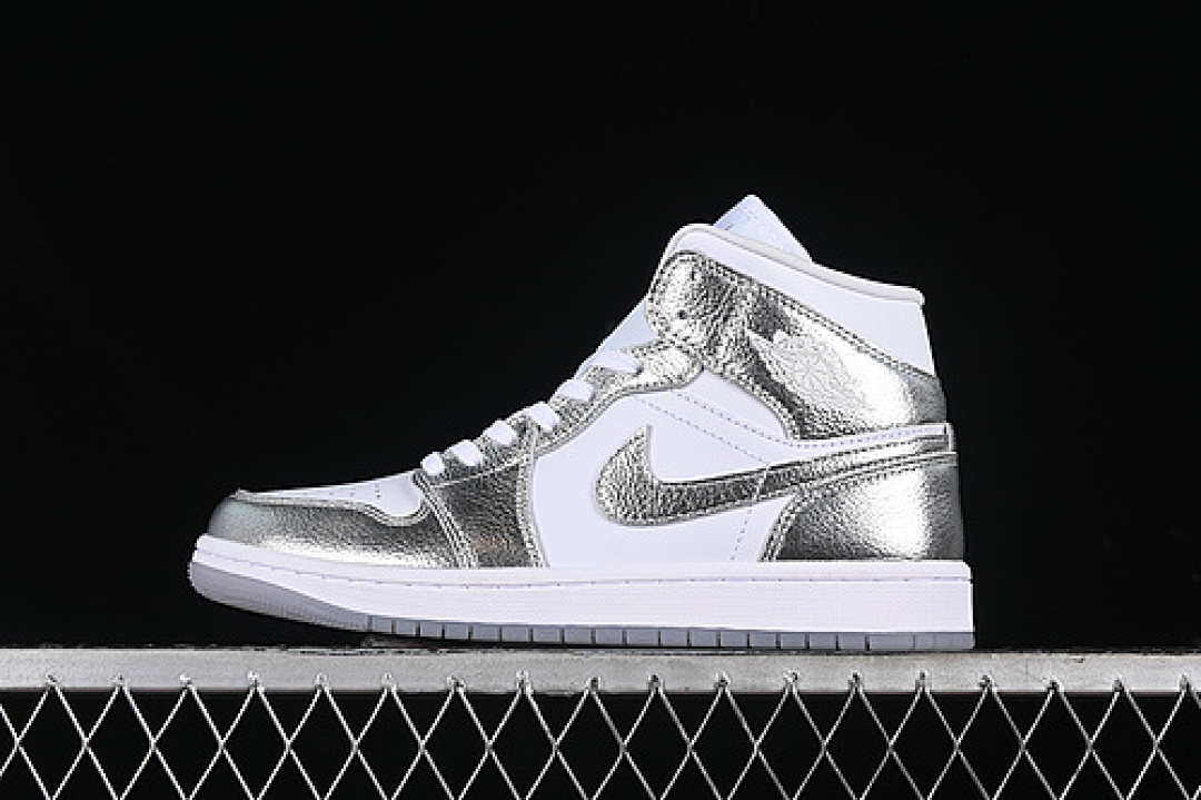 Jordan [FN5031-100]-[AIR JORDAN 1 MID WHITE/WOLF GREY/METALLIC SILVER]-[MAN:40-46], photo 1