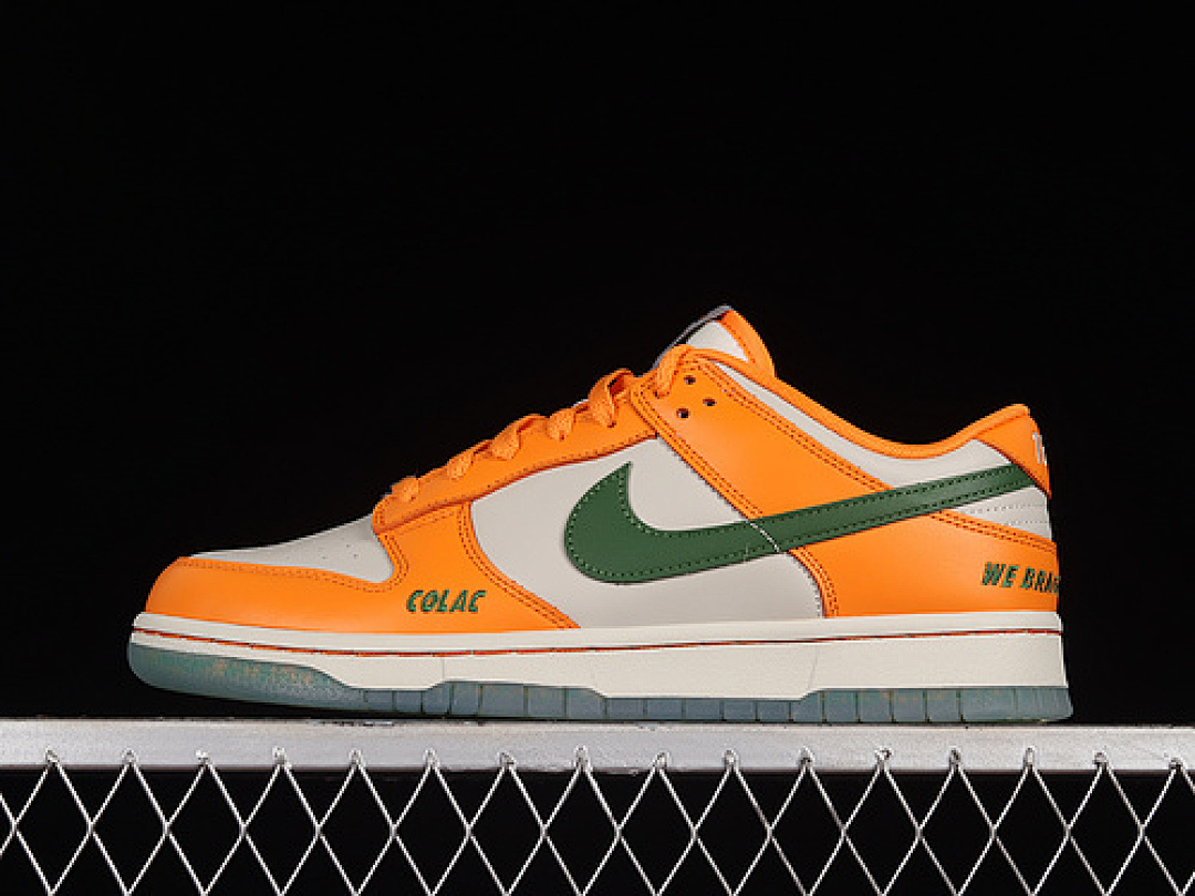 Unbranded [DR6188-800]-[FLORIDA A&M UNIVERSITY SB DUNK LOW ORANGE HORIZON/FORTRESS GREEN/SAIL]-[36-46], photo 1