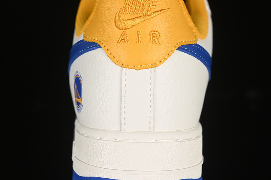 Nike [CS5288-005]-[AIR FORCE 1 07 LOW NBA WHITE/BLUE/YELLOW]-[WOMAN:36-39]-[MAN:40-45] - Image 8