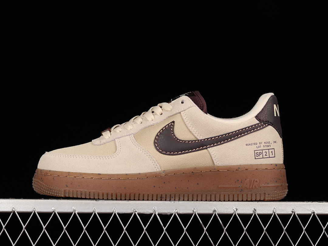 Nike [DD5227-234]-[AIR FORCE 1 LOW COFFEE BEACH/GRAIN/PALE IVORY/MAHOGANY]-[UNSIEX:35.5-45], photo 1