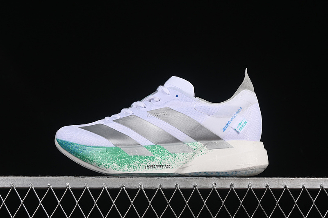 Adidas Adidas ADIZERO ADIOS 4 M WHITE/GREEN/SILVER · JR6354, photo 1
