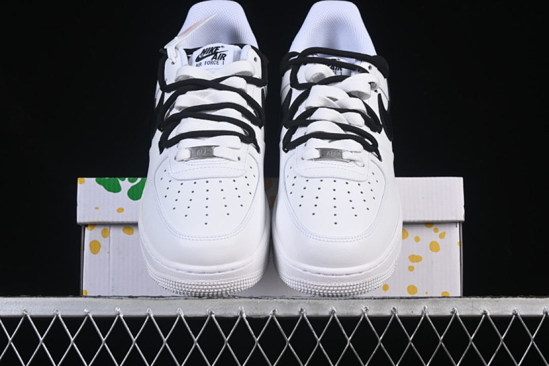 Nike [CW2288-111]-[AIR FORCE 1 07 LOW CASUAL SNEAKERS BLACK/WHITE]-[WOMAN:36-39]-[MAN:40-45] - Image 12