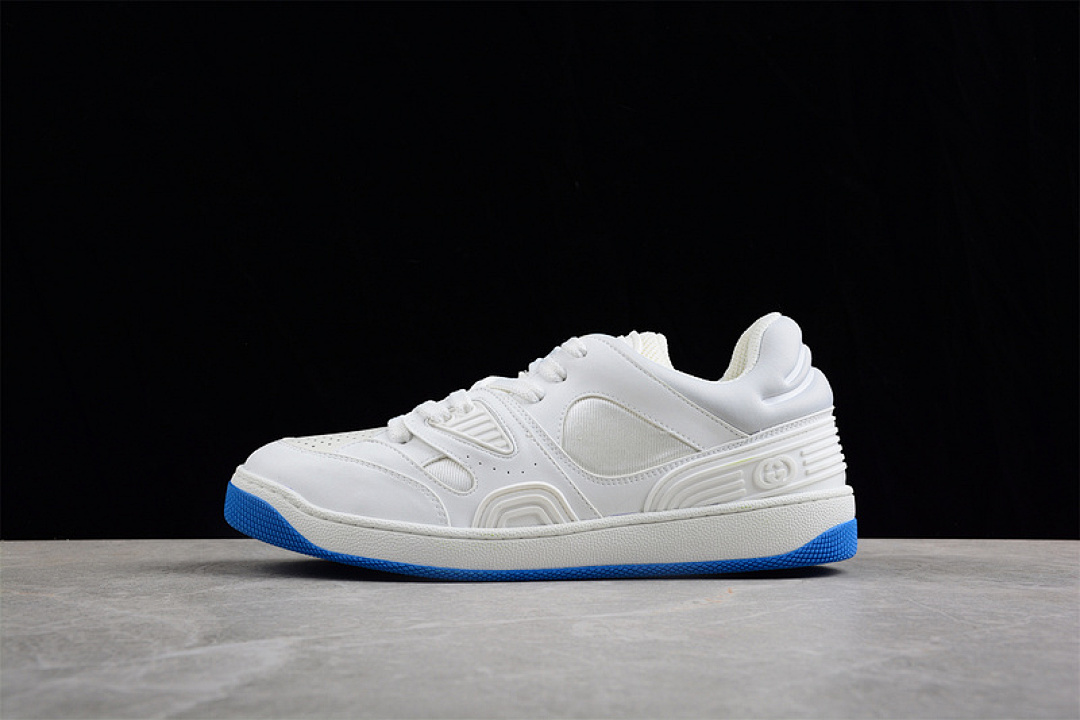Gucci Gucci [ BASKET LOW-TO SNEAKER WHITE/WHITE/DARK BLUE]-[WOMAN:35-39]-[MAN:40-45], photo 1
