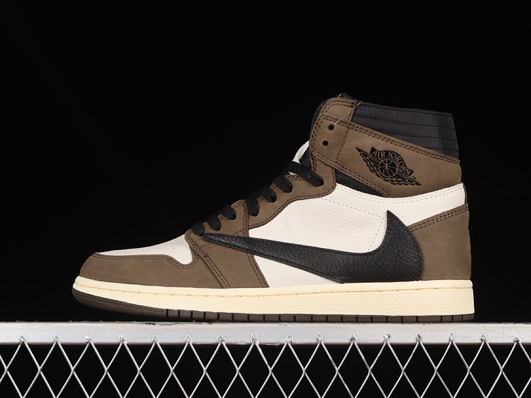 Jordan [CD4487-100]-[TRAVIS SCOTT AIR JORDAN 1 RETRO HIGH MOCHA SAIL/DARK UNIVERSITY (RED BLACK]), photo 1