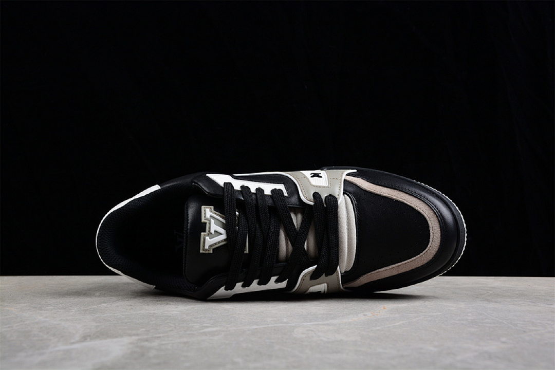 Louis Vuitton [L*V 2022 TRAINER SNEAKERS BLACK/GREY/WHITE]-[MAN:38-45] - Image 13