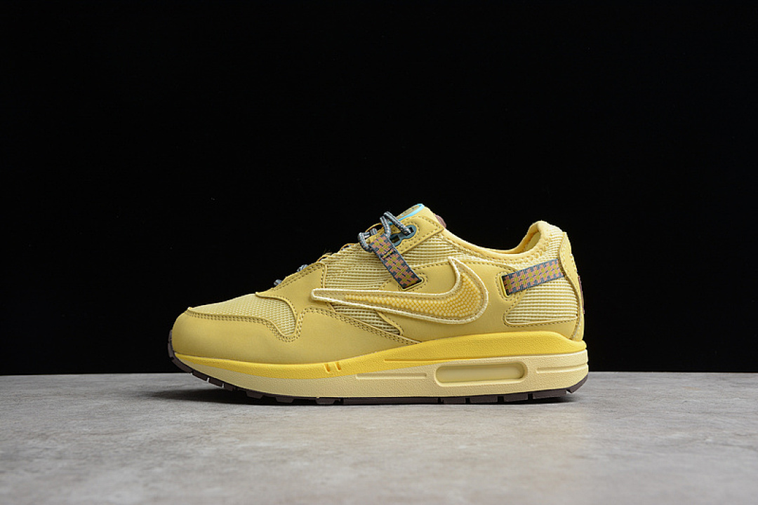 Unbranded [DO9392-700]-[TRAVIS SCOTT X AIR MAX 1 WHEAT/WHEAT/BLUE]-[WOMAN:36-39]-[MAN:40-46], photo 1