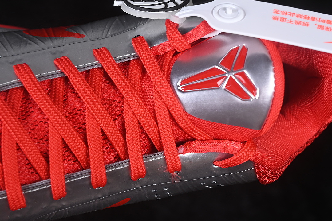 Nike [IV2712-001]-[ZOOM KOBE 5 CHAOS MEN'S PRACTICAL BASKETBALL SHOES RED/SILVER]-[WOMAN:39]-[MAN:40 - Image 9