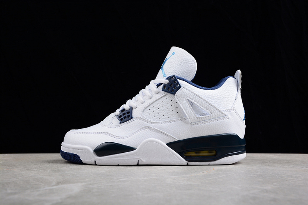 Jordan [314254-107]-[AIR JORDAN 4 RETRO LS WHITE/LEGEND BLUE-MDNGHT NAVY]-[MAN:40-48], photo 1
