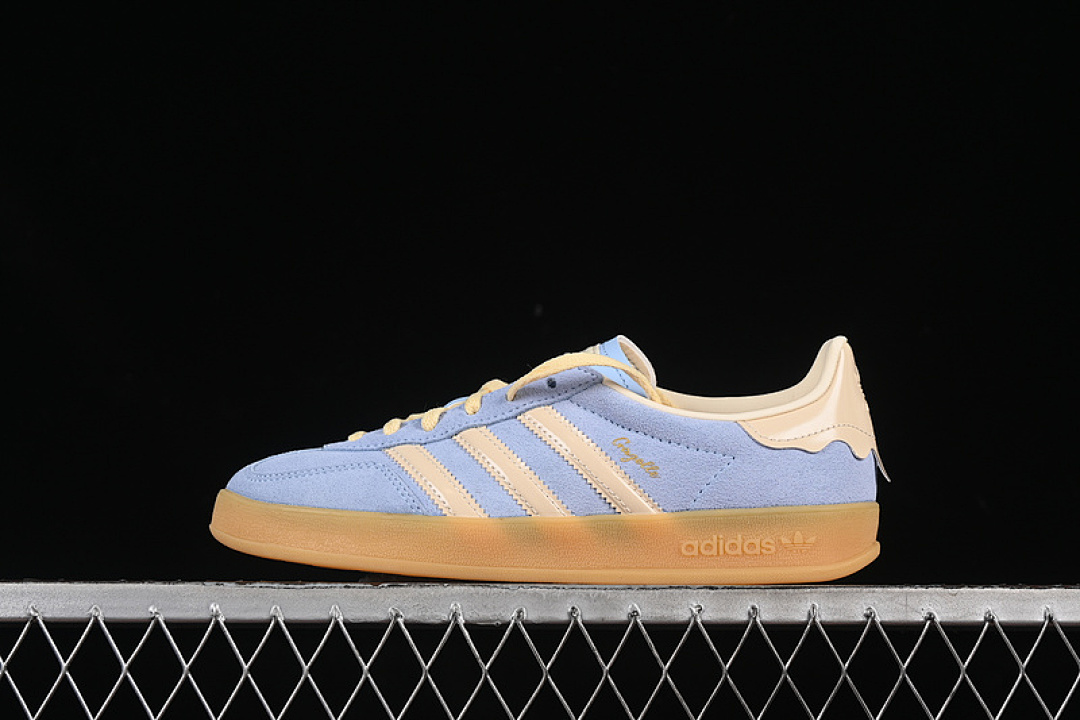 Unbranded [JR8029]-[ORIGINALS GAZELLE INDOOR GLOW BLUE/CRYSTAL SAND/ORANGE TINT]-[UNISEX:35.5-45], photo 1