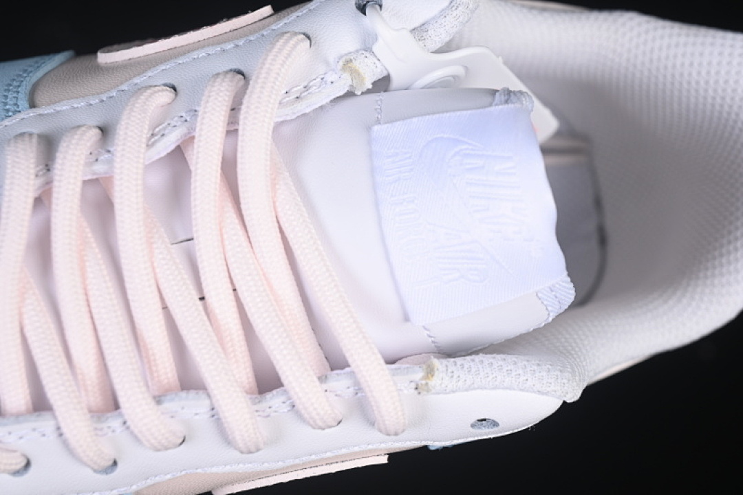 Nike [ZH0316-107]-[AIR FORCE 1 07 LOW WHITE/BLUE/PINK/BEIGE]-[WOMAN:36-39]-[MAN:40-45] - Image 9
