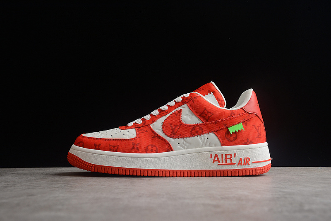 Nike [L*V X AIR FORCE 1 LOW 07 RED/RED/WHITE]-[MAN:38-45], photo 1