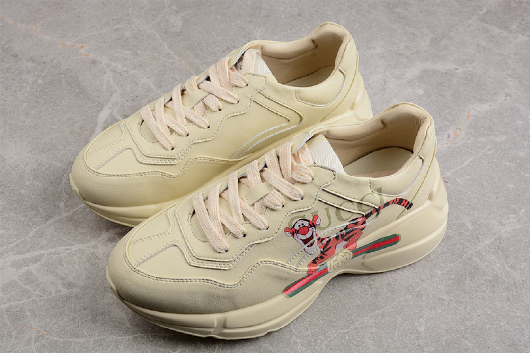 On Running [GU*CCI AIR CUSHION DAD SHOES BEIGE/BEIGE/PINK]-[WOMAN:35-39]-[MAN:40-44] - Image 12