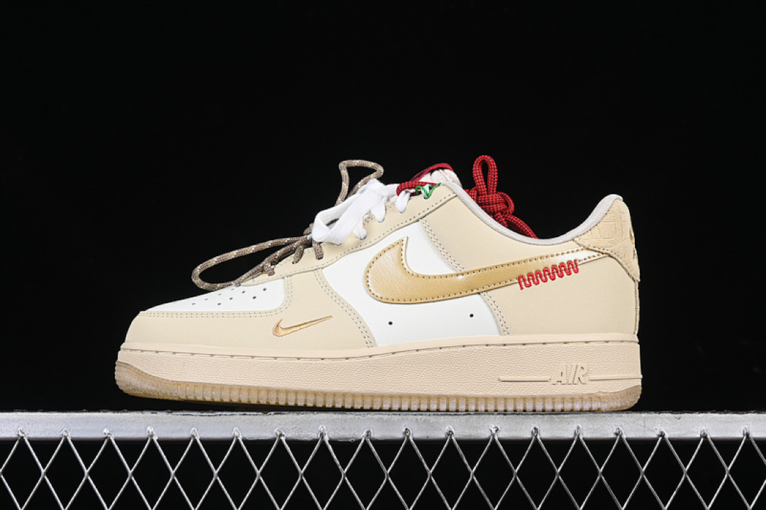 Nike [HV5990-172]-[AIR FORCE 1 07 LOW SAIL/LIGHT KHAKI/PARACHUTE BEIGE/TEAM GOLD]-[UNISEX:36-45], photo 1