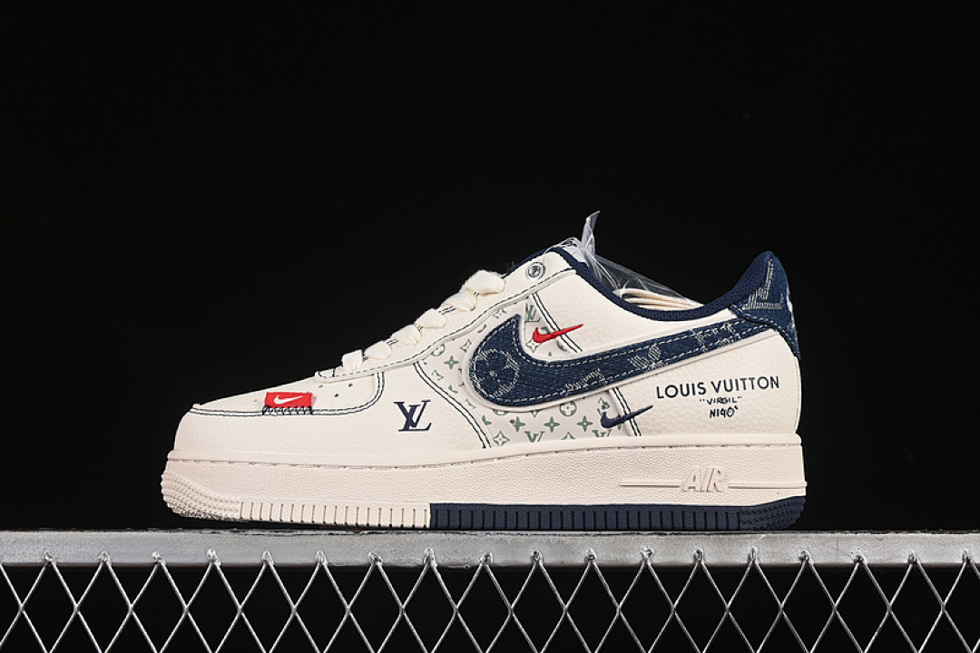 Nike [YX5066-342]-[AIR FORCE 1 07 LOW LV WHITE/BLUE]-[WOMAN:36-39]-[MAN:40-45] - Image 2