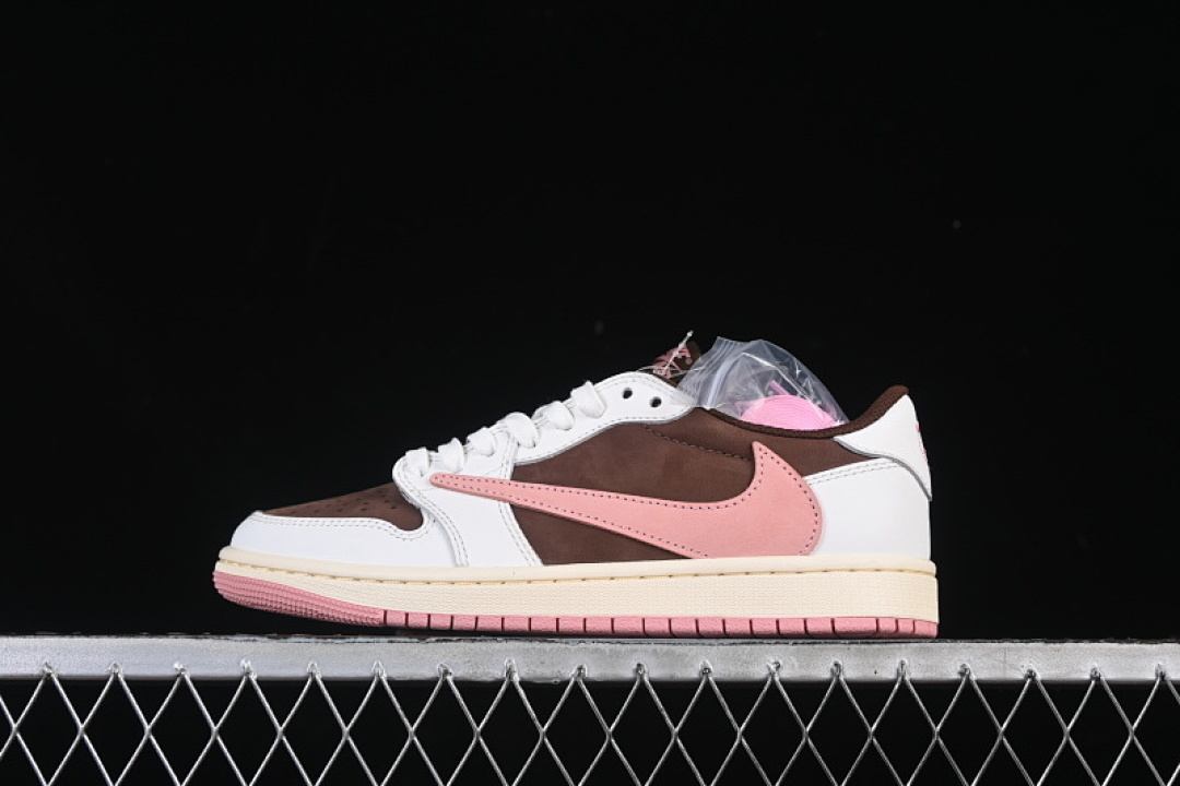 Jordan [DZ4137-206]-[AIR JORDAN 1 LOW OG AJ1 PINK/COFFEE/BEIGE/WHITE]-[WOMAN:36-39]-[MAN:40-48.5], photo 1
